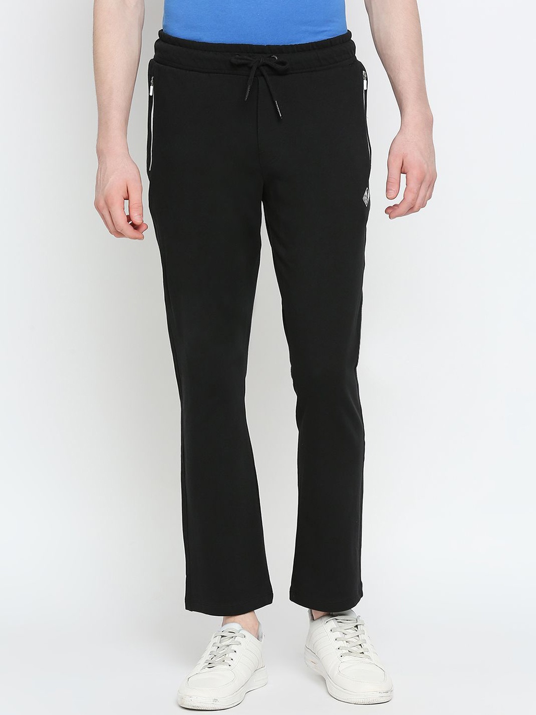 

Being Human Men Mid-Rise Track Pant, Black