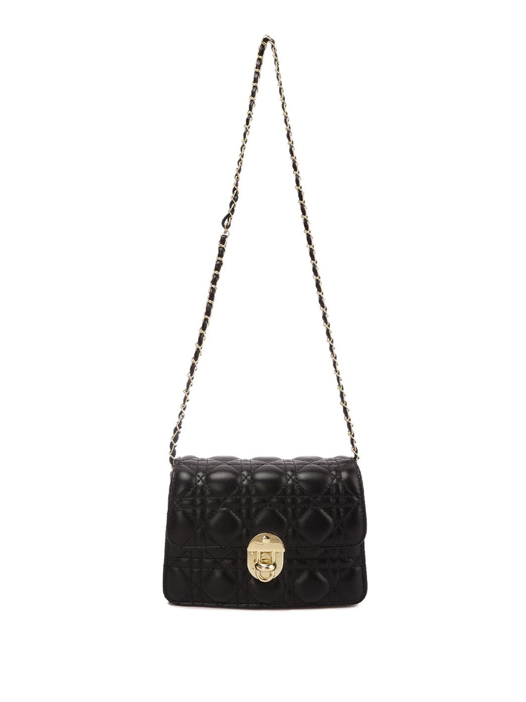 

London Rag Textured Quilted Purse Clutch Bag, Black