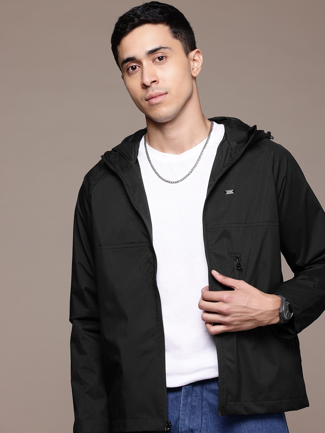 

The Roadster Lifestyle Co. Hooded Jacket, Black