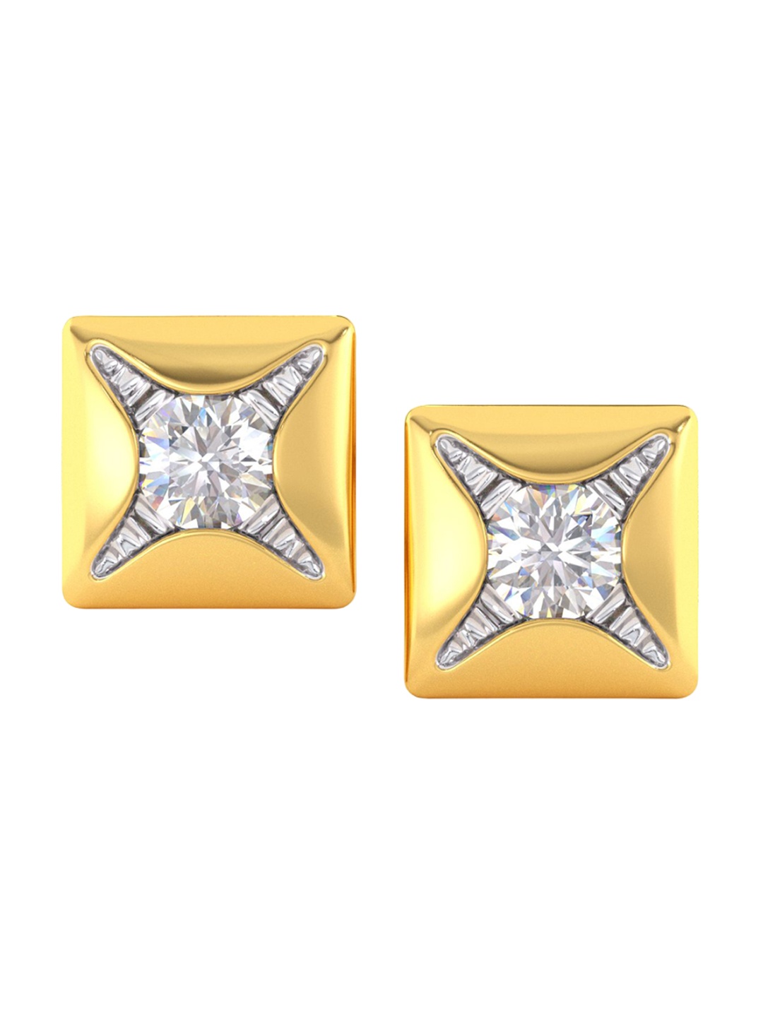 

Joyalukkas Girls 22KT Gold Gemstones Studded Earrings-2.869 gm