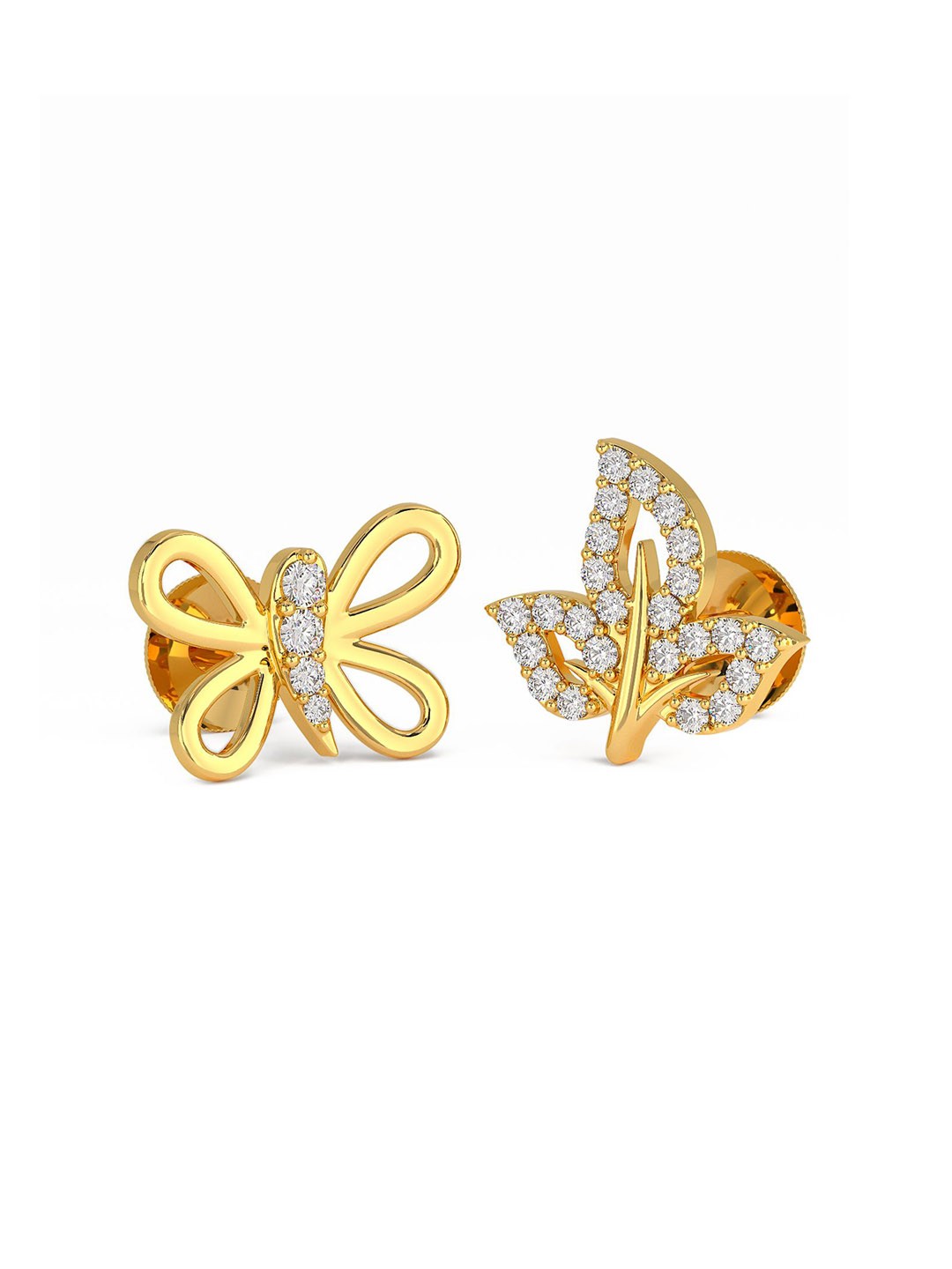

Joyalukkas Girls 22KT Gold Gemstones Studded Earrings-2.49gm