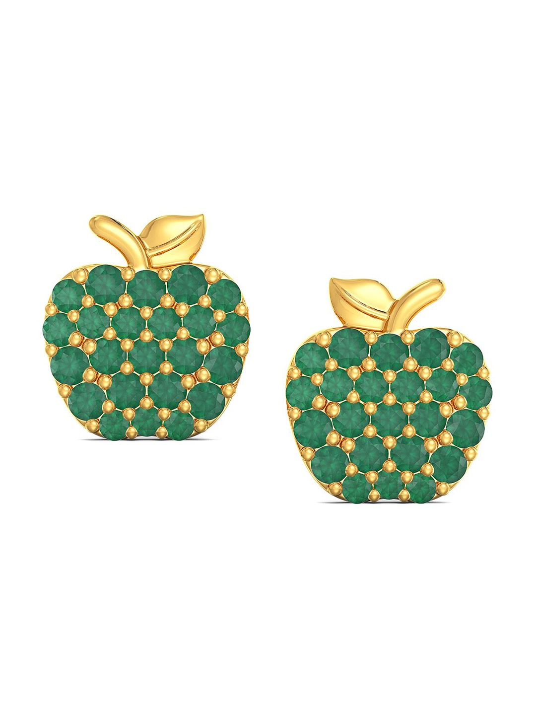 

Joyalukkas Girls 22KT Gold Gemstone Stud Earrings-1.67gm