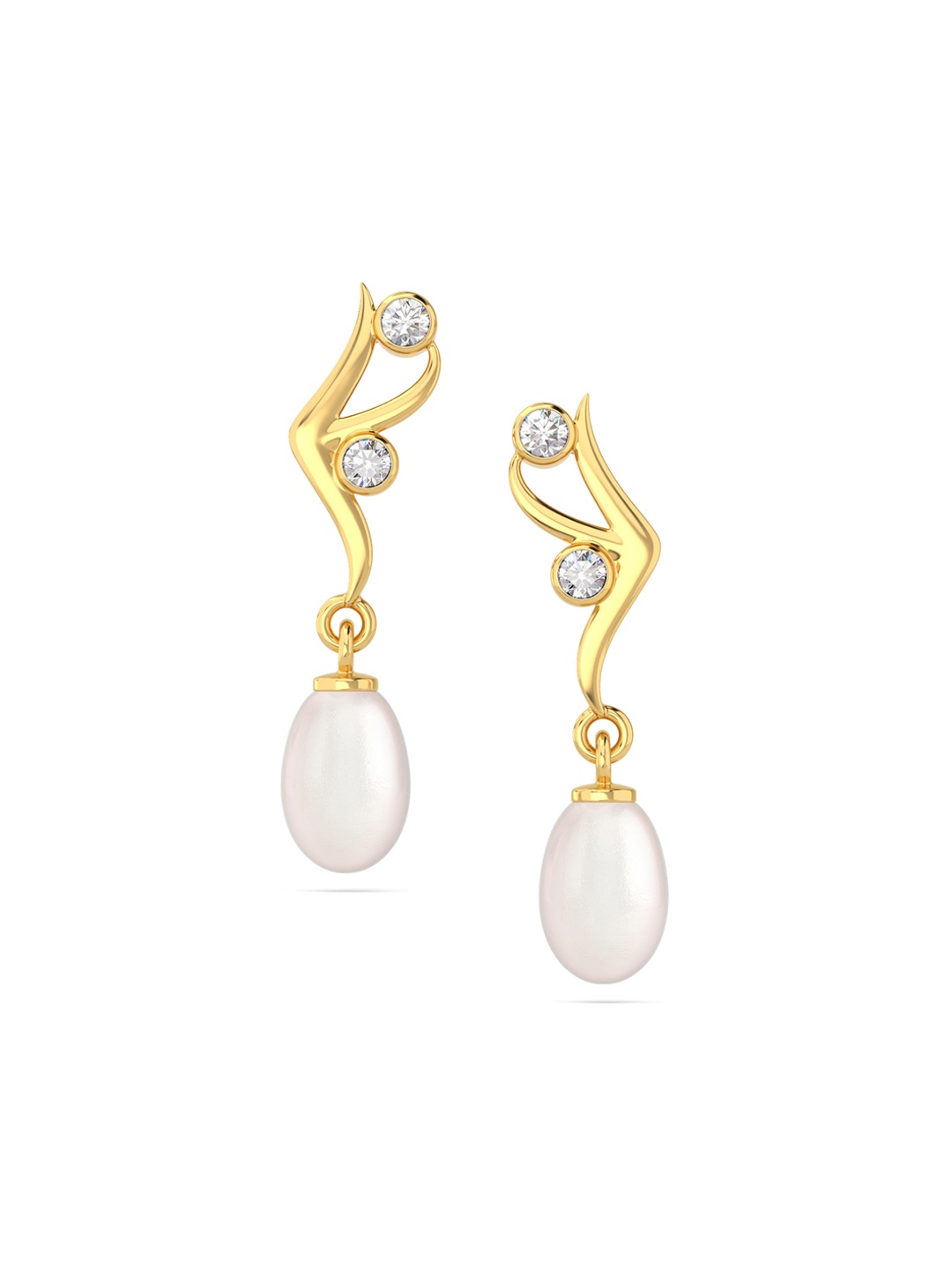 

Joyalukkas Girls 22KT Gold Drop Earrings 2.11 gm