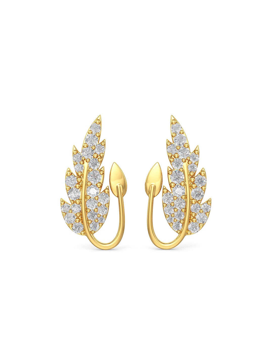 

Joyalukkas Girls 22KT Gold Gemstone Stud Earrings-2.26gm