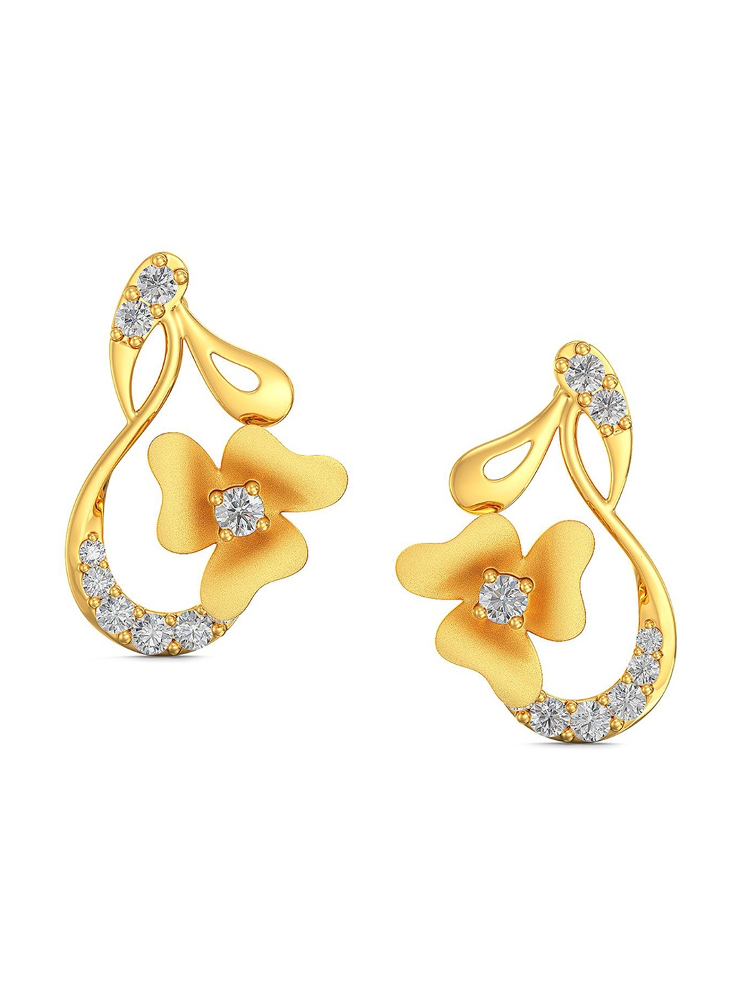

Joyalukkas BIS Hallmark 22KT Gold Stud Earrings 2.67 gm