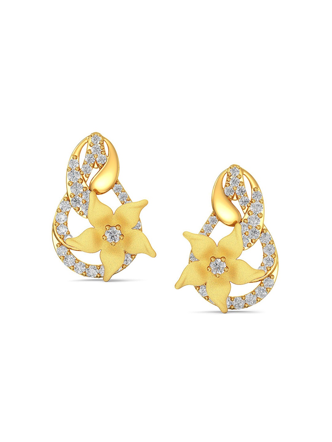 

Joyalukkas BIS Hallmark 22KT Gold Stud Earrings 3.2 gm