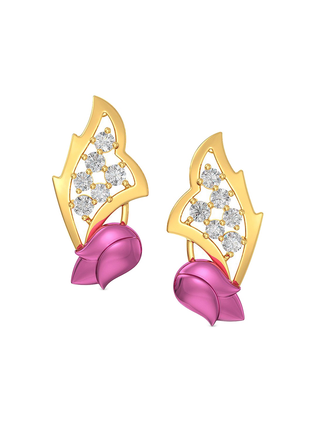 

Joyalukkas BIS Hallmark 22KT Gold Stud Earrings 2.36 gm