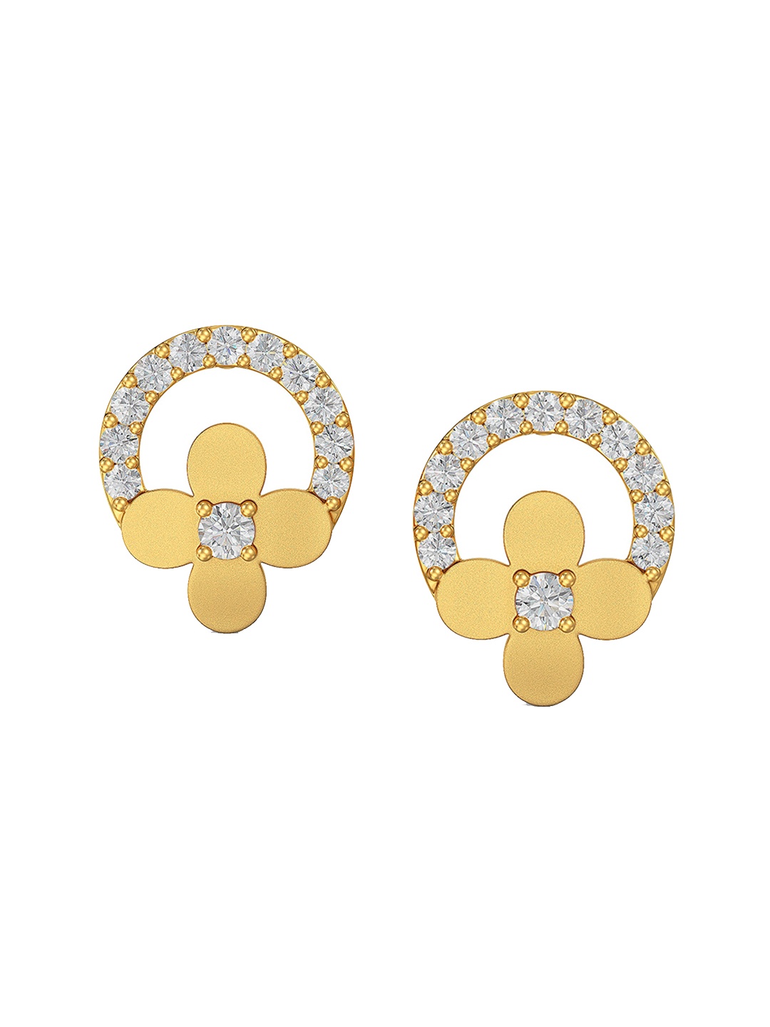 

Joyalukkas Girls BIS Hallmark 22KT Gold Studs 2.57 gm
