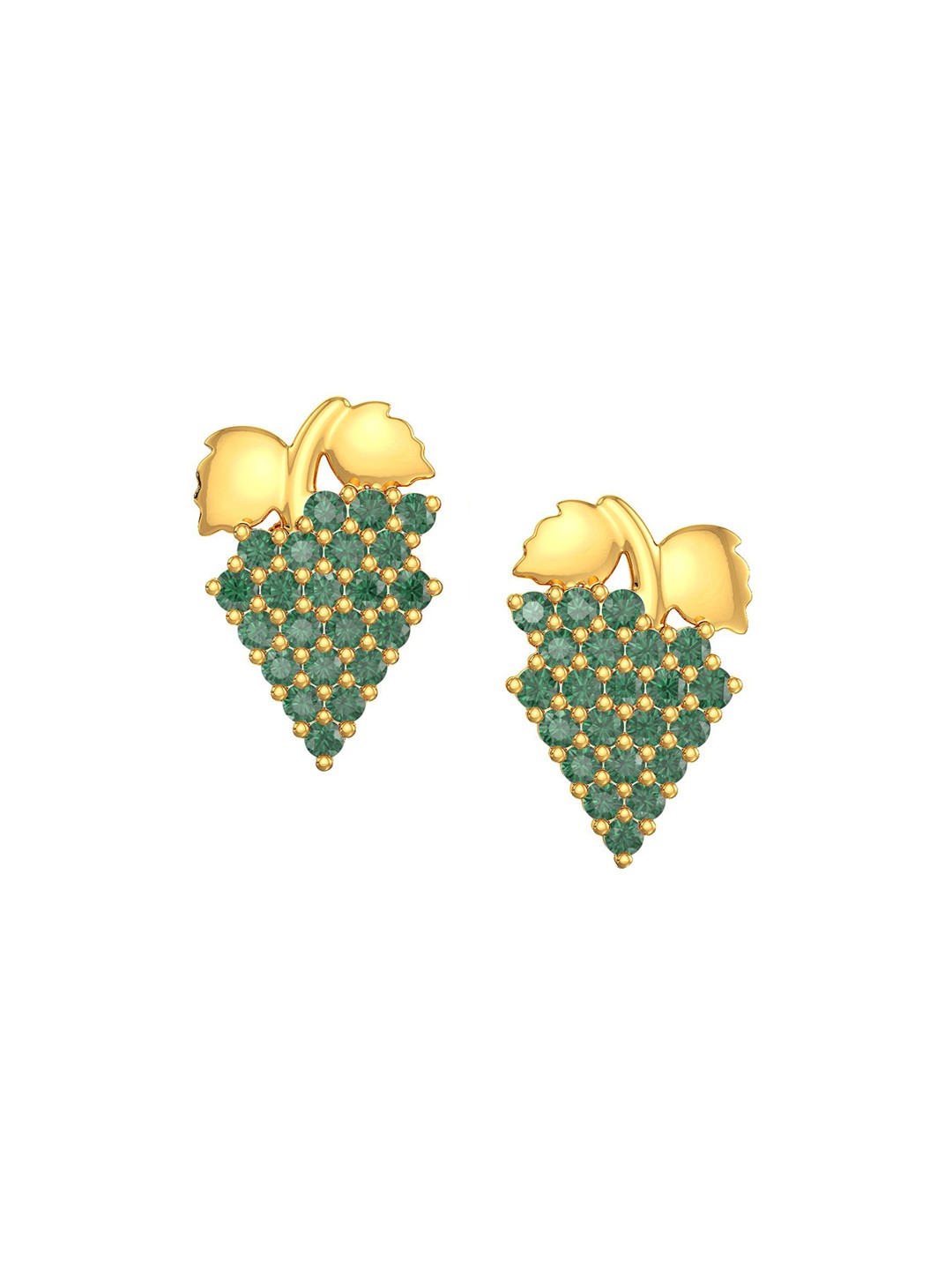 

Joyalukkas Girls BIS Hallmark 22KT Gold Stud Earrings 2.48 gm