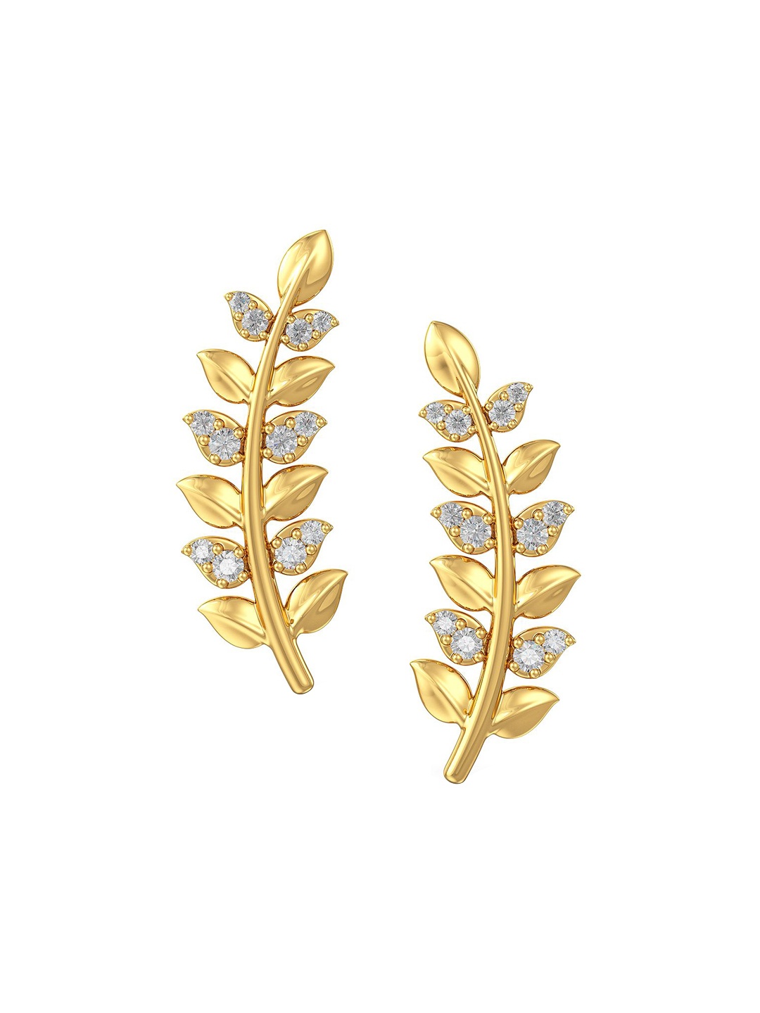 

Joyalukkas Women BIS 22KT Gold Gem Stone Studs Earrings-3.03gm