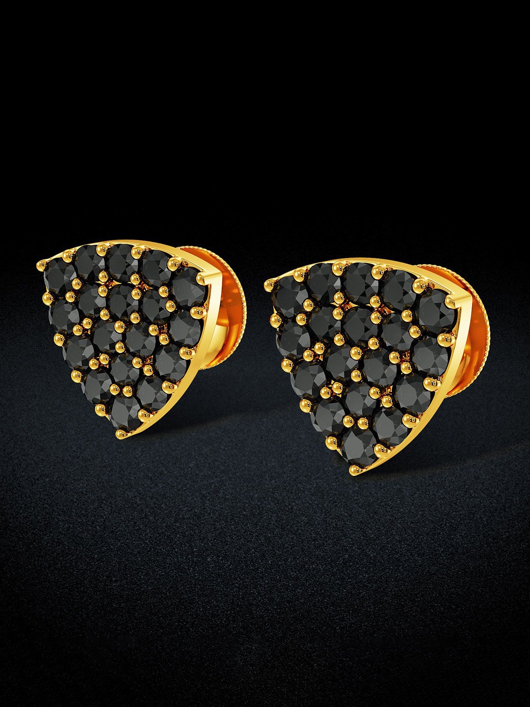 

Joyalukkas 22KT Gold Gemstones Studded Earrings -1.68 gm