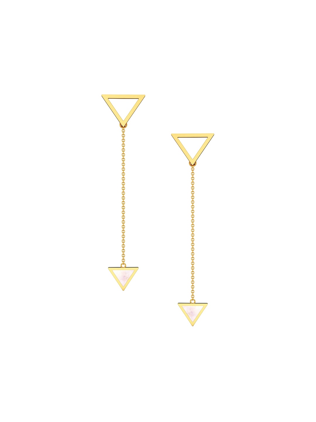 

Joyalukkas BIS Hallmark 18 KT 3.38 gm Gold Drop Earrings
