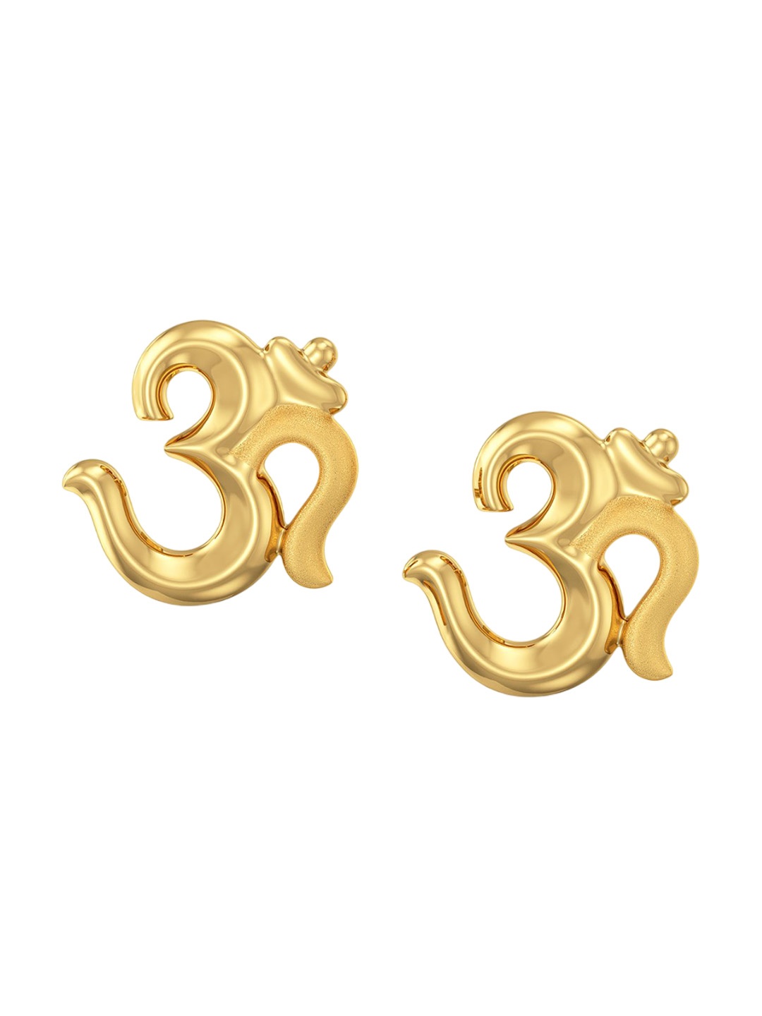 

Joyalukkas Men 22KT Gold Stud Earrings-1.35gm