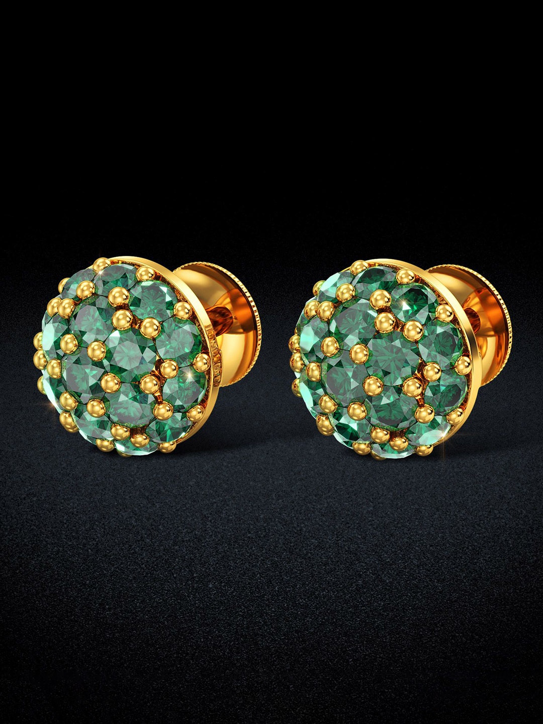 

Joyalukkas BIS Hallmark 22KT Gold Stud Earrings 2.27 gm