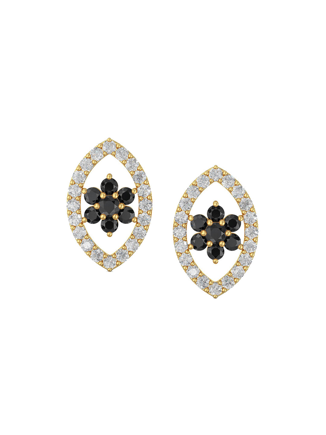 

Joyalukkas Girls 22KT Gold Gemstones Studded Earrings-1.68gm