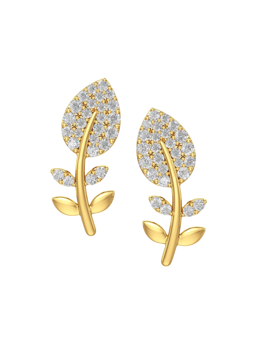 

Joyalukkas Girls 22KT Gold Gemstone Studded Earrings- 2.59 gm