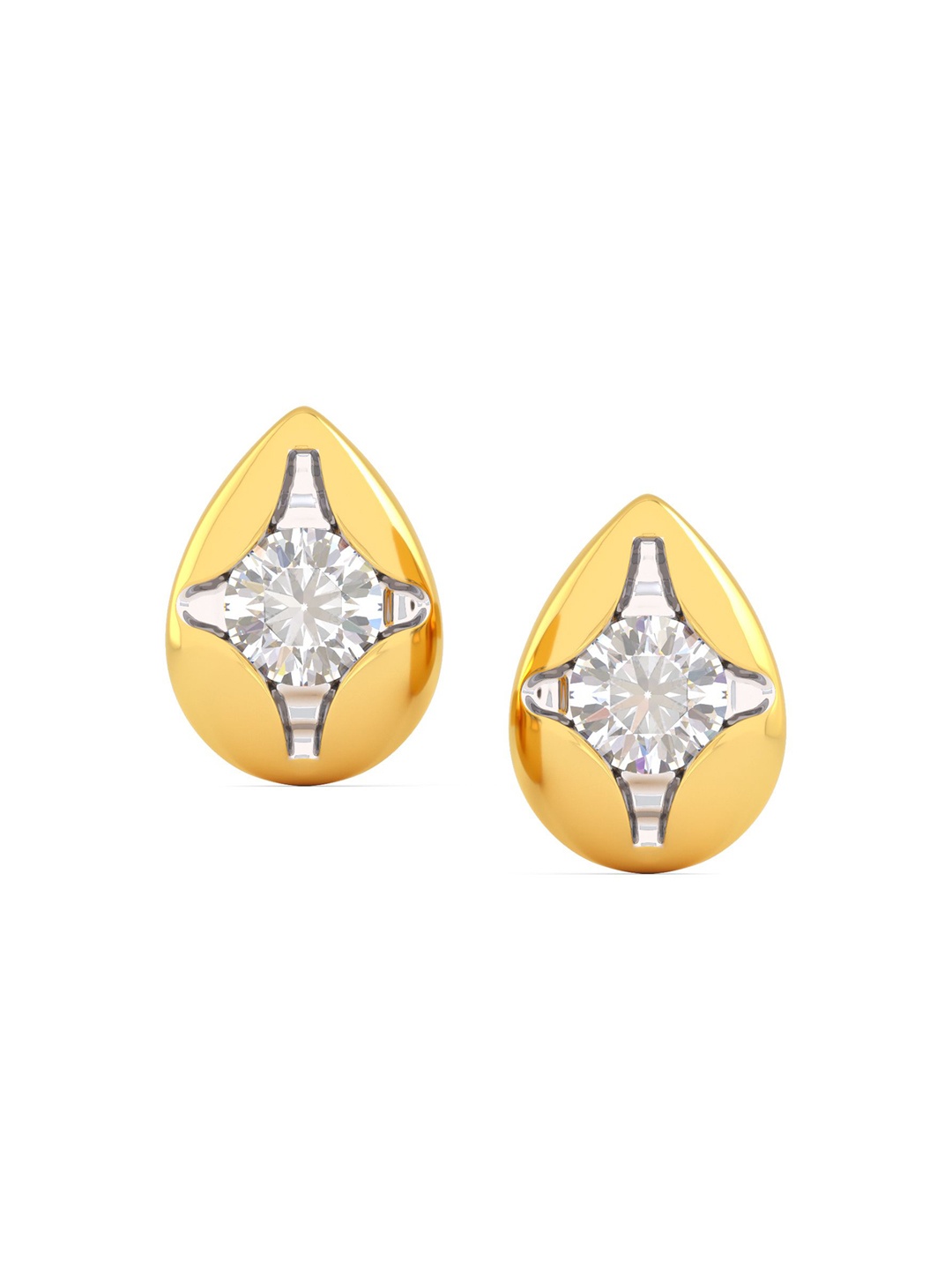 

Joyalukkas 22KT Gold Gem Stones Studded Earrings 1.89 gm