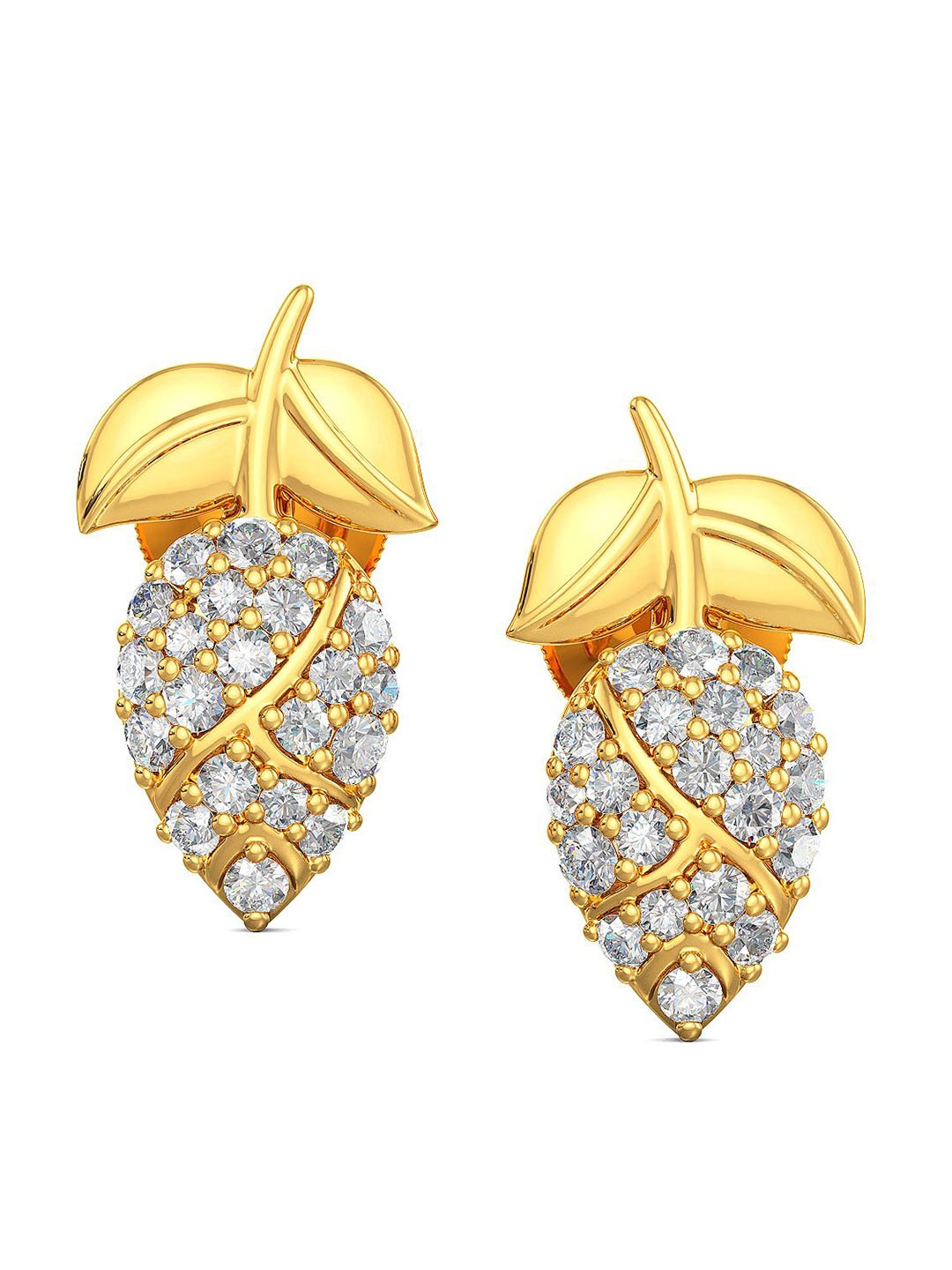 

Joyalukkas Girls BIS Hallmark 22KT Gold Studs 2.12 gm