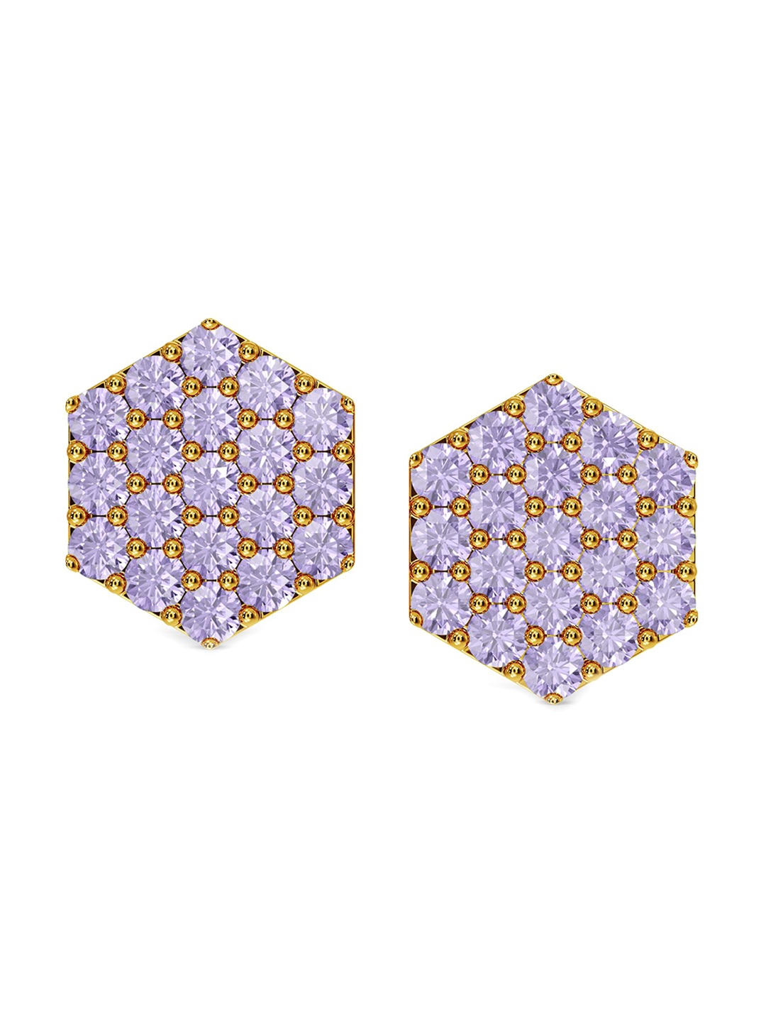 

Joyalukkas BIS Hallmark 22KT Gold Stud Earrings-1.67gm