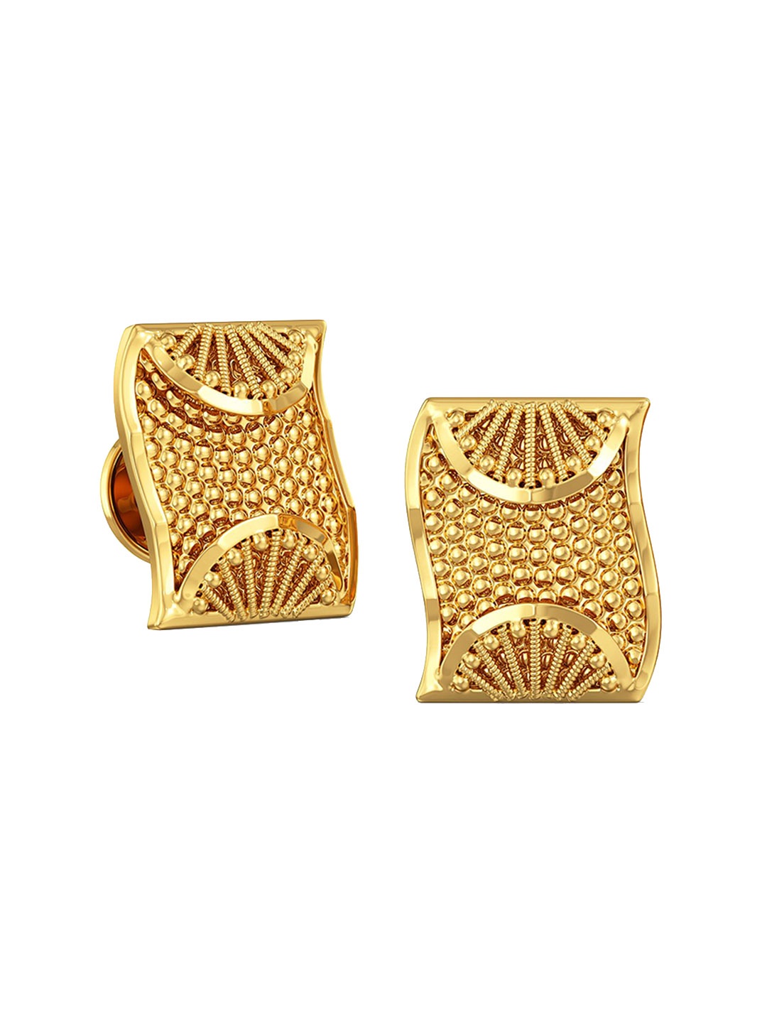 

Joyalukkas 22KT Gold Stud Earrings-3.16gm