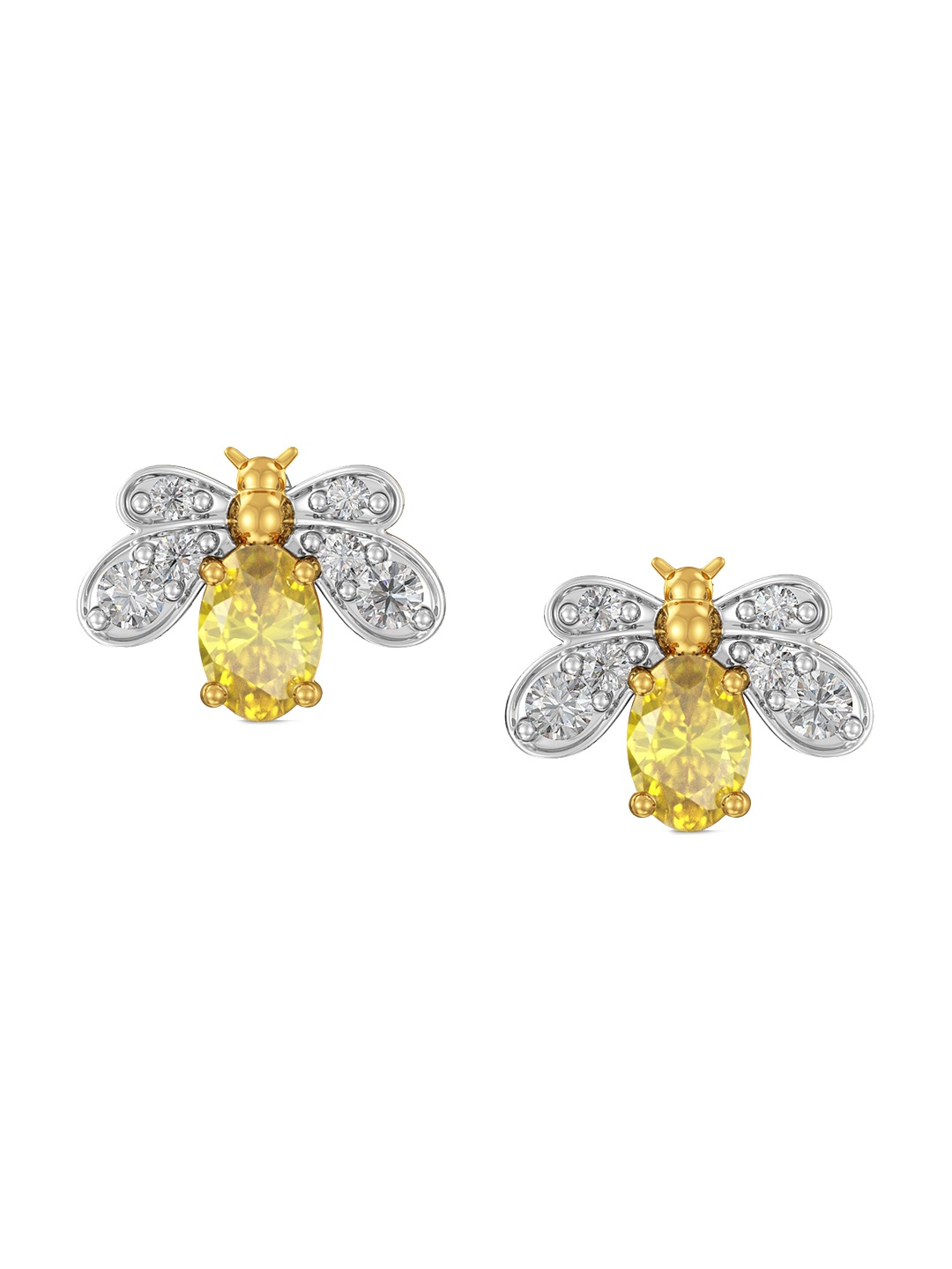 

Joyalukkas Girls 22KT Gold Gemstones Studded Earrings-1.55gm