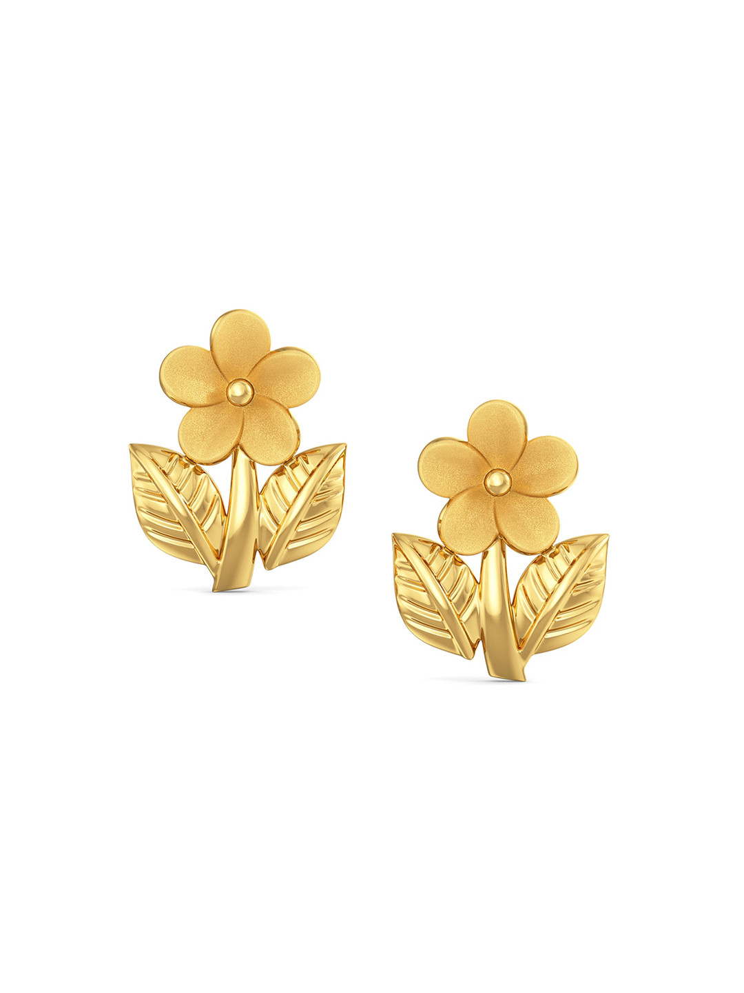 

Joyalukkas 22KT Gold Stud Earrings-1.95 gm