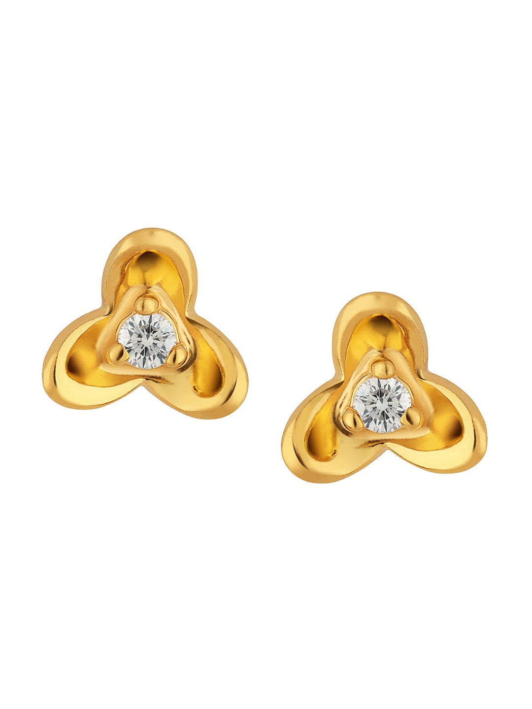 

Joyalukkas Women 22KT Gold Gem Stone Studded Earrings-2.45 gm