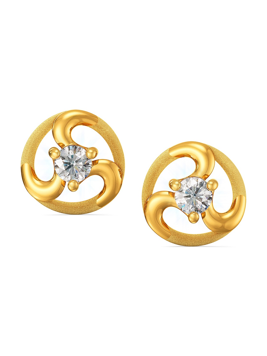 

Joyalukkas Girls BIS Hallmark 22KT Gold Studs 1.08 gm