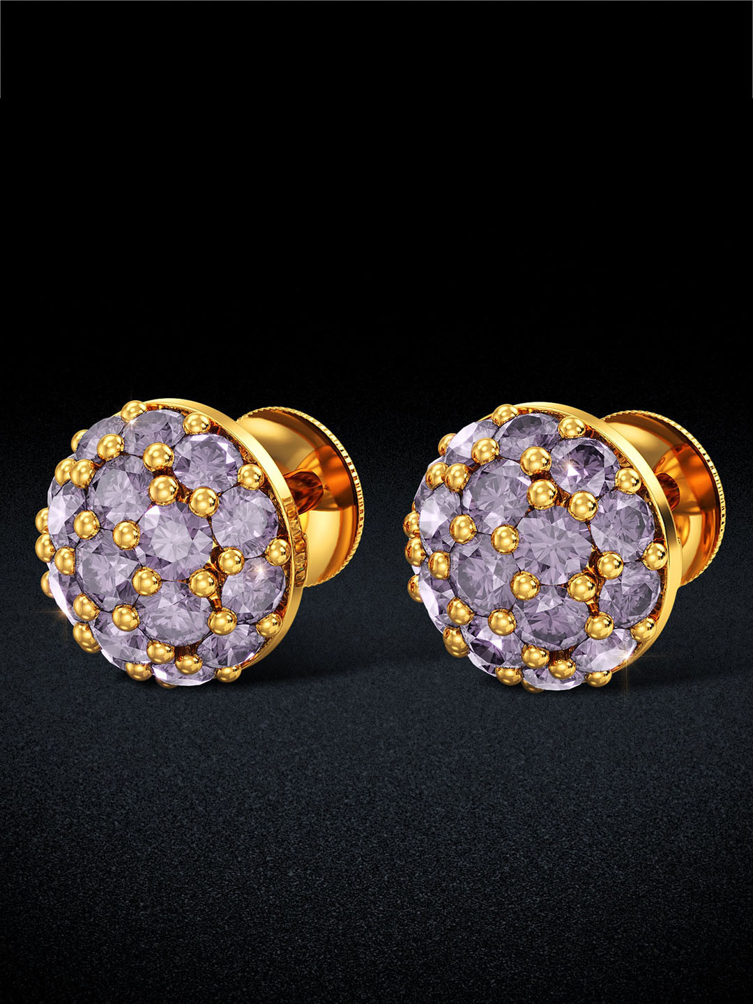 

Joyalukkas BIS Hallmark 22KT Gold Stud Earrings 2.18 gm