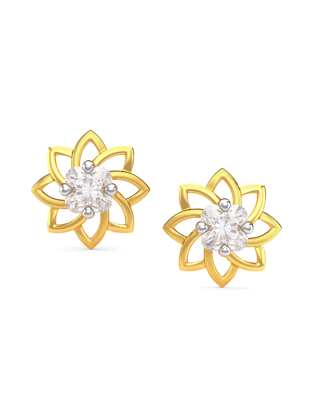 

Joyalukkas Girls 22KT Gold Gem Stones Studded Earrings 2.493 gm