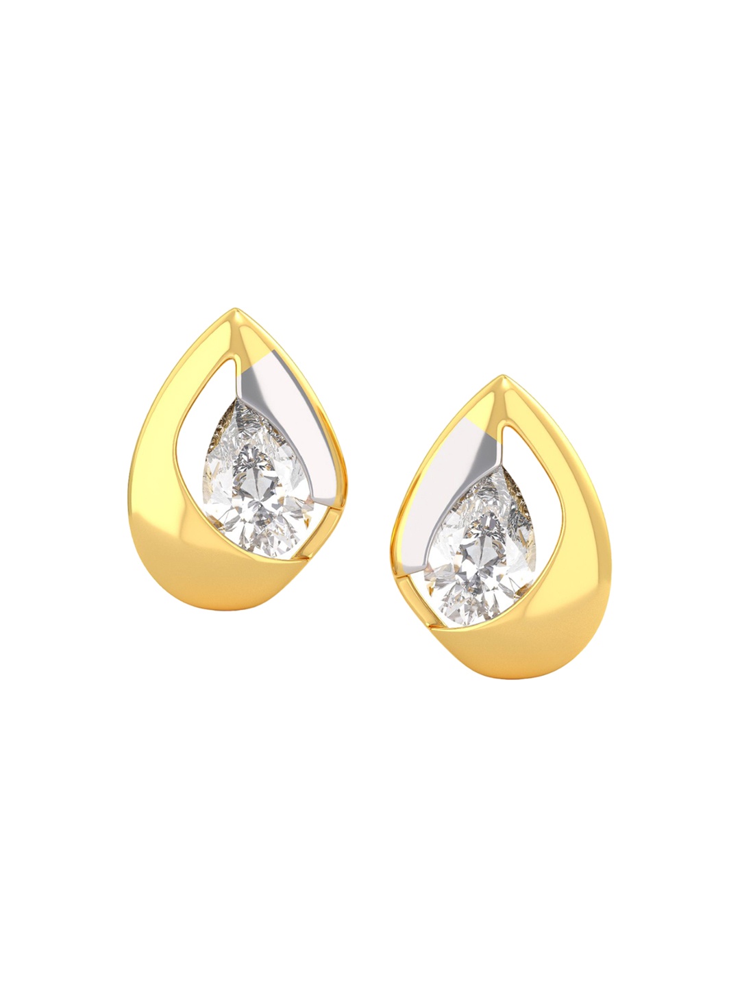 

Joyalukkas Girls 22KT Gold Gemstones Studded Earrings-2.701gm