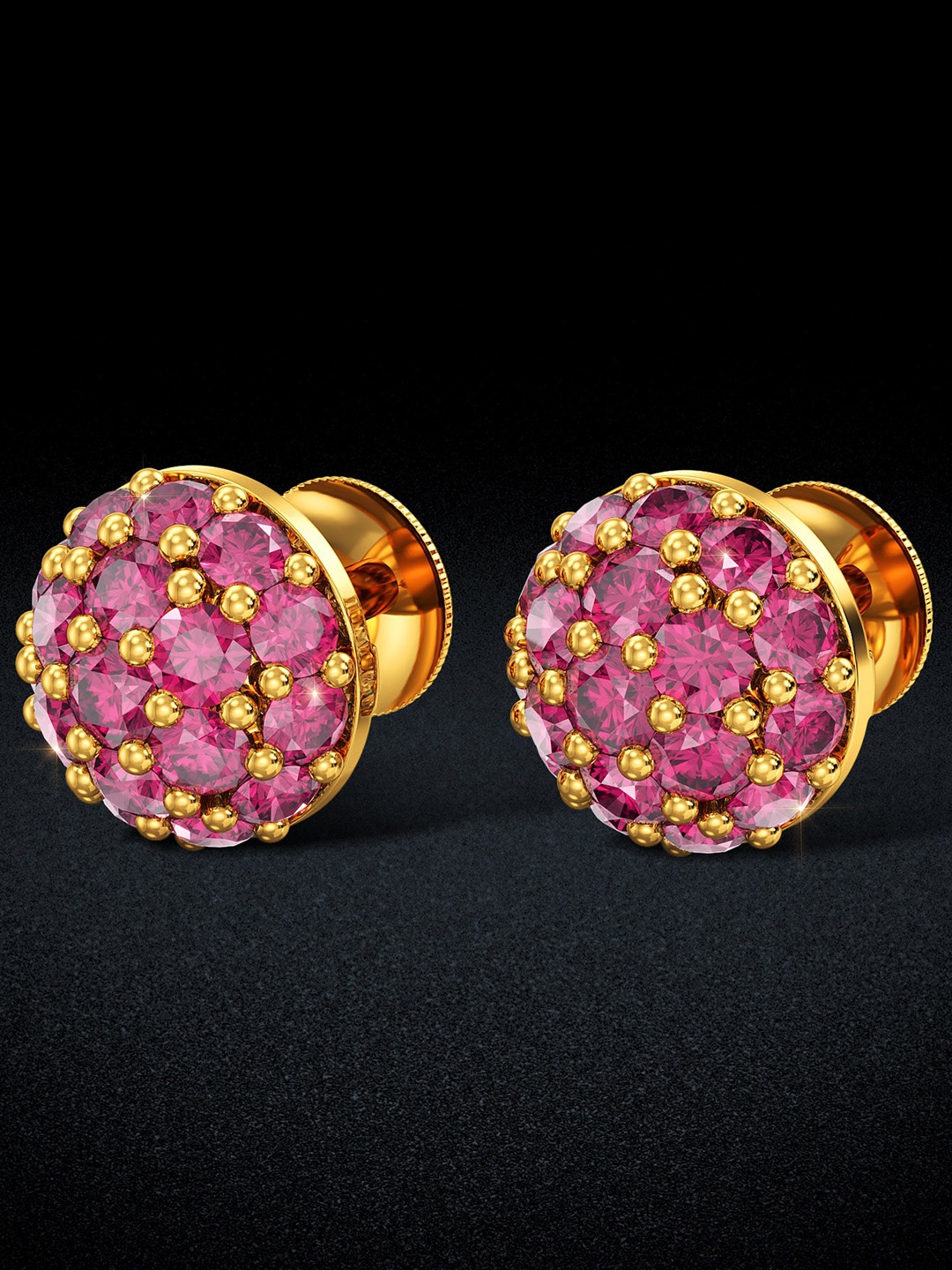 

Joyalukkas 22KT BIS Hallmark Gold Stud Earrings 2.14 gm