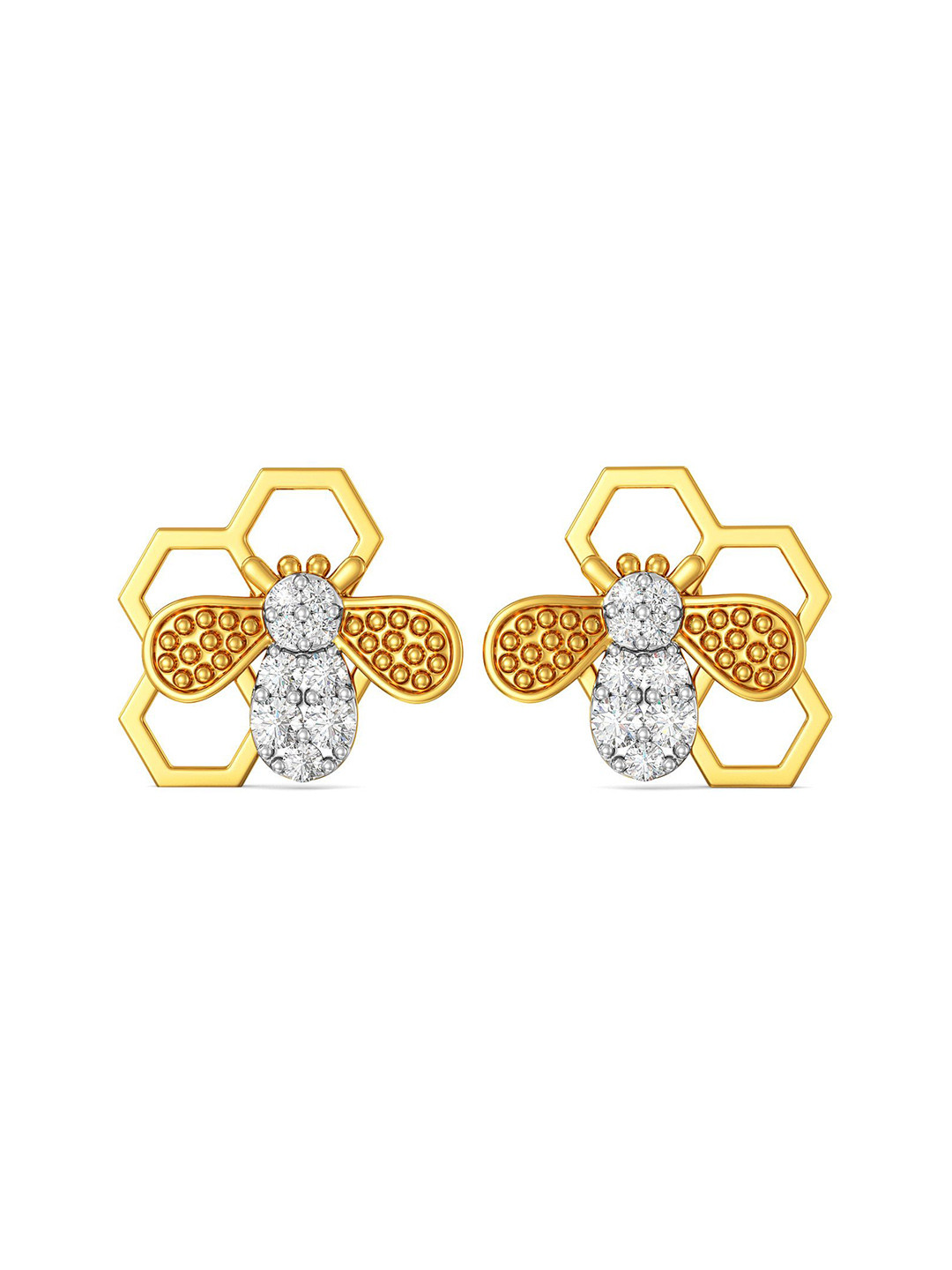 

Joyalukkas Women 22KT Gold Gemstone Studded Earrings- 2.65 gm