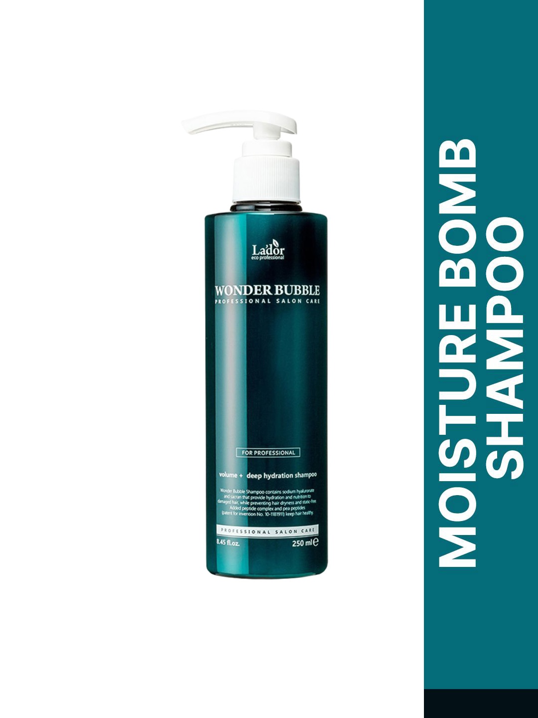 

Lador Wonder Bubble Volume & Deep Hydration Shampoo - 250ml, Teal