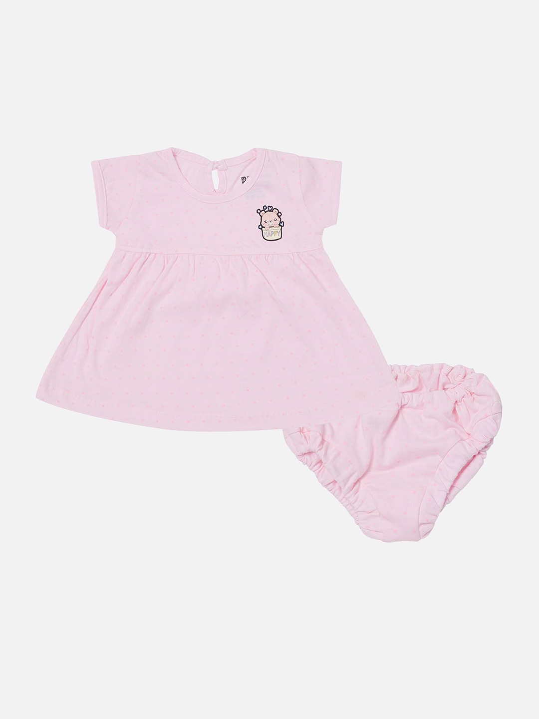 

Bodycare Kids Girls Frock with Shorts, Pink