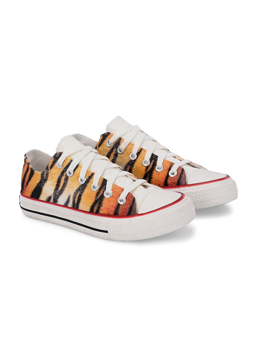 

CROWCIA LONDON Men Woven Design Slip-On Sneakers, Multi