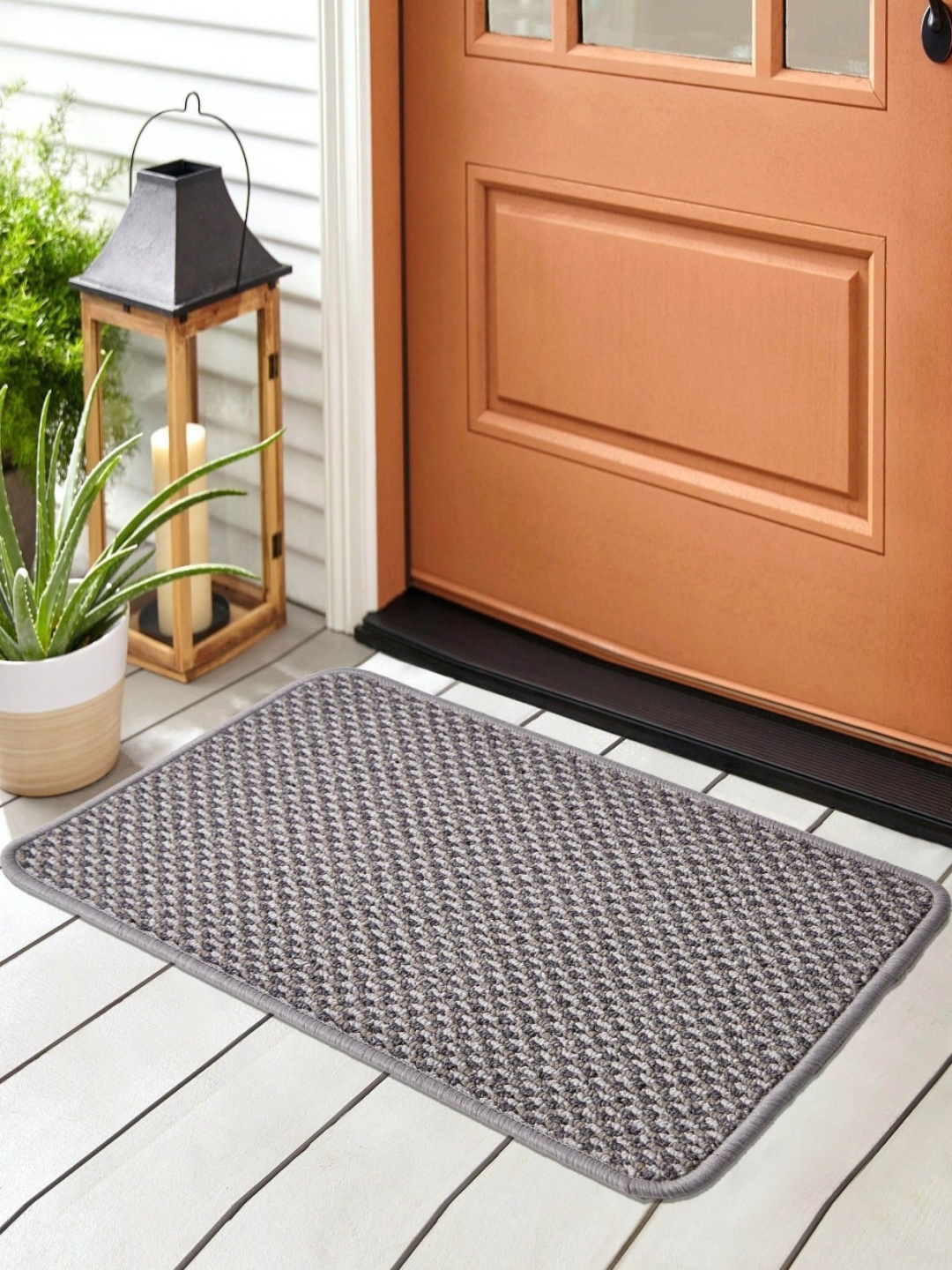 

Home Centre Grey Self-Designed Anti-Skid Doormat