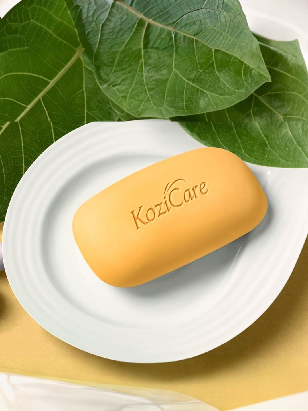 

KOZICARE Set Of 3 Skin Whitening Soap With Papaya & Kojic Acid - 75 gm Each, White