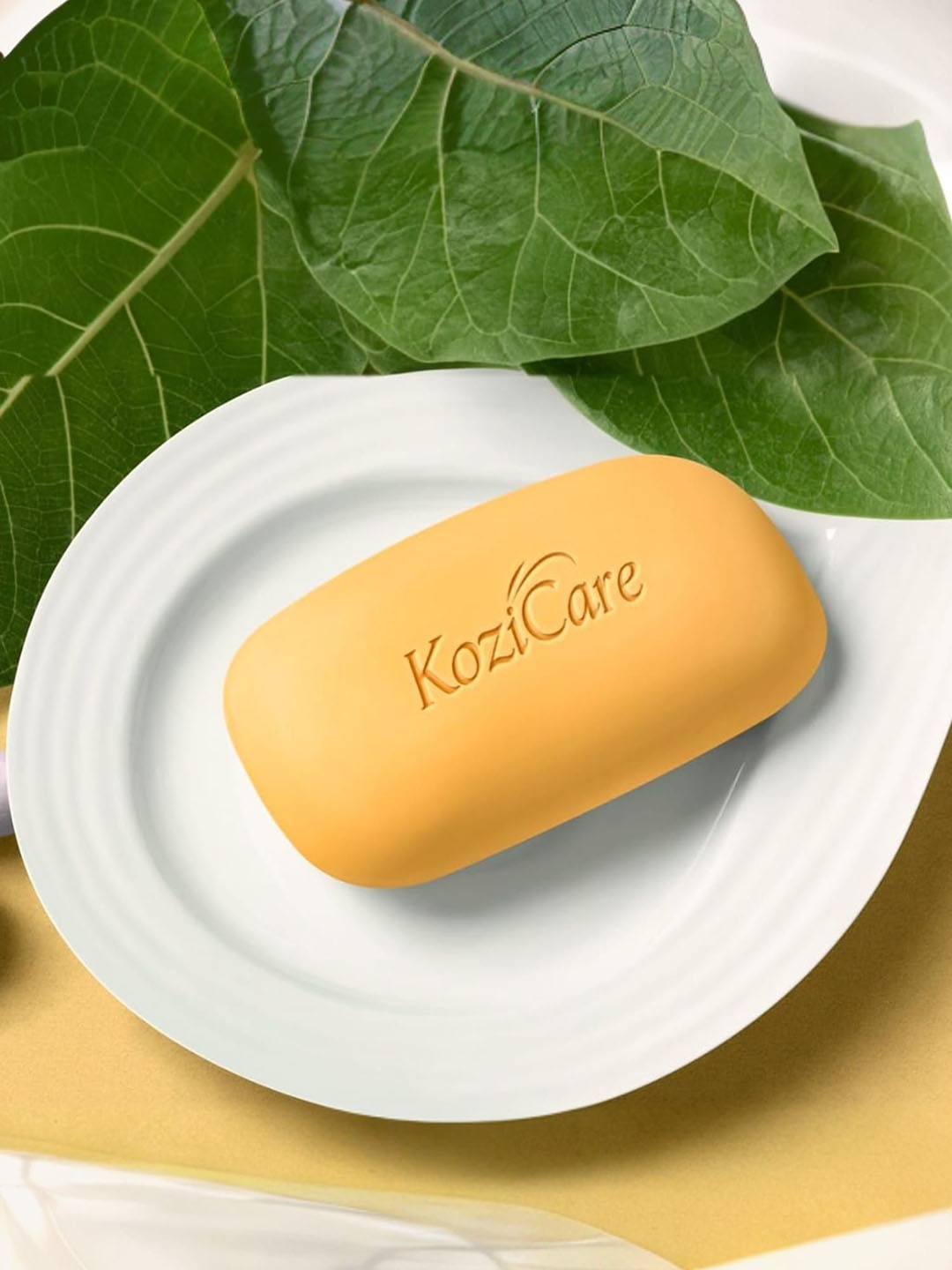 

KOZICARE Set Of 9 Papaya Soap With Vitamin E - 75g Each, White