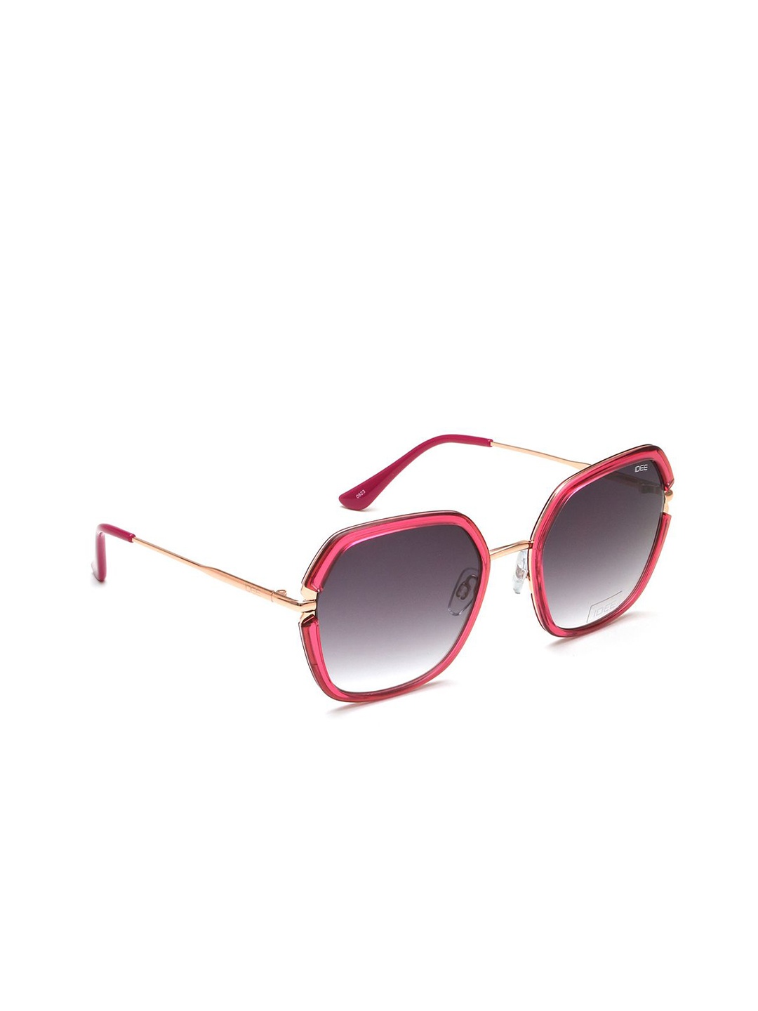 

IDEE Women Oversized Sunglasses with UV Protected Lens IDS3055C3SG, Grey