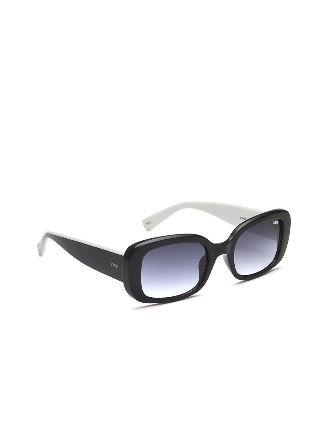 

IDEE Women Rectangle Sunglasses with UV Protected Lens IDS3092C1SG, Blue