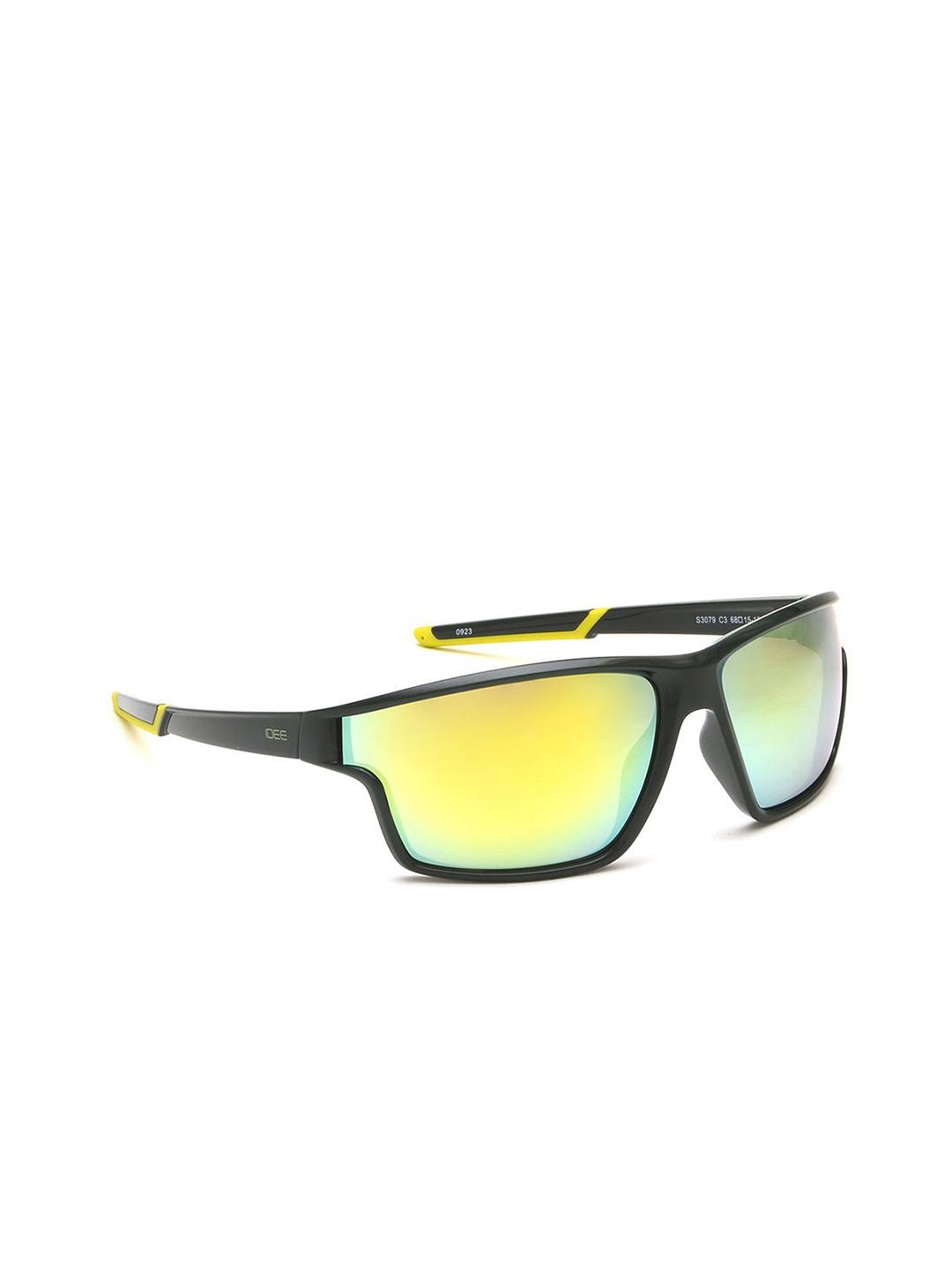 

IDEE Men Sports Sunglasses with UV Protected Lens IDS3079C3SG, Lime green