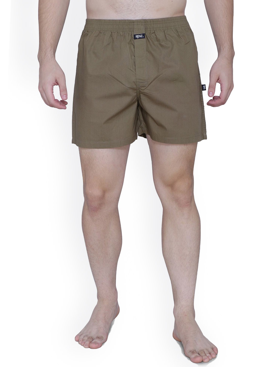 

RENZ Mid Rise Carbon Finish Pure Cotton Boxer, Grey