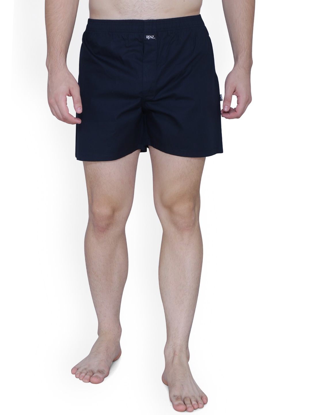 

RENZ Men Cotton Slim Fit Boxers RBX4102_M, Navy blue