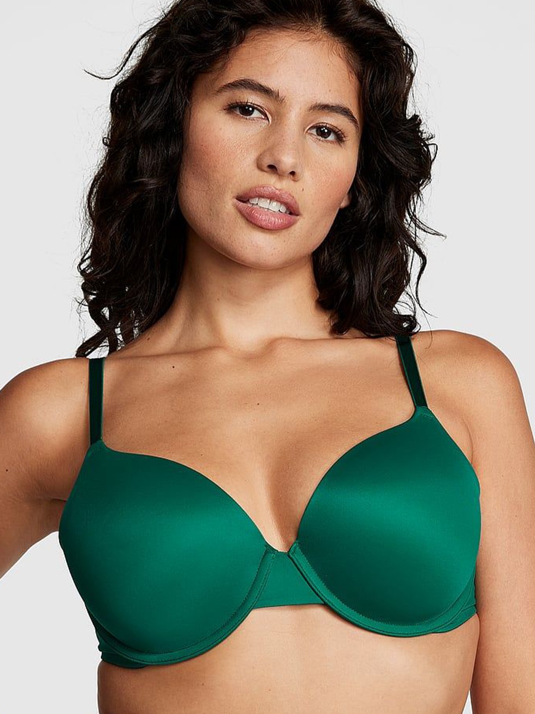 

Victoria's Secret Bra Half Coverage Underwired Lightly Padded, Green