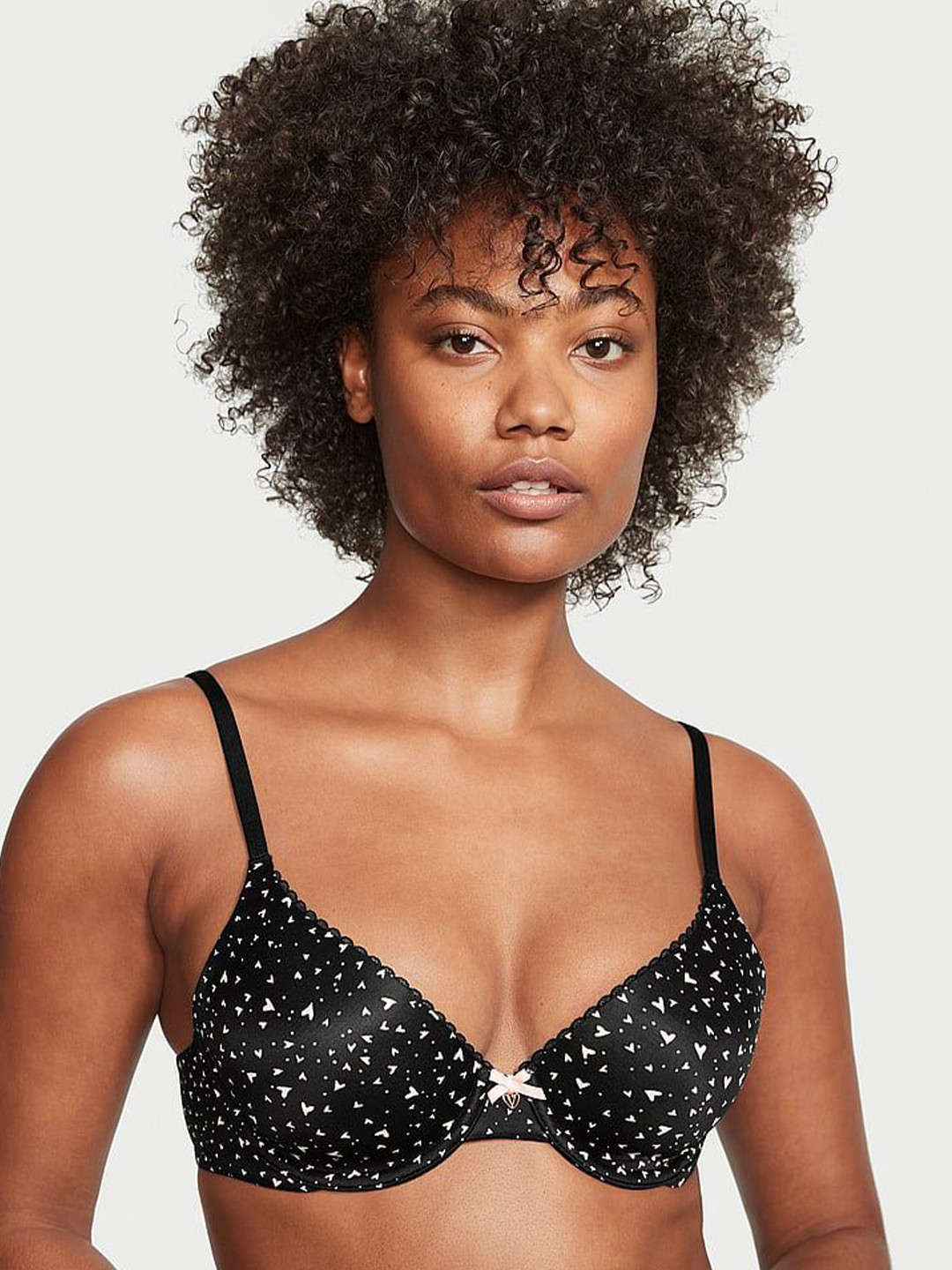 

Victoria's Secret Abstract Bra Full Coverage Underwired Lightly Padded, Black