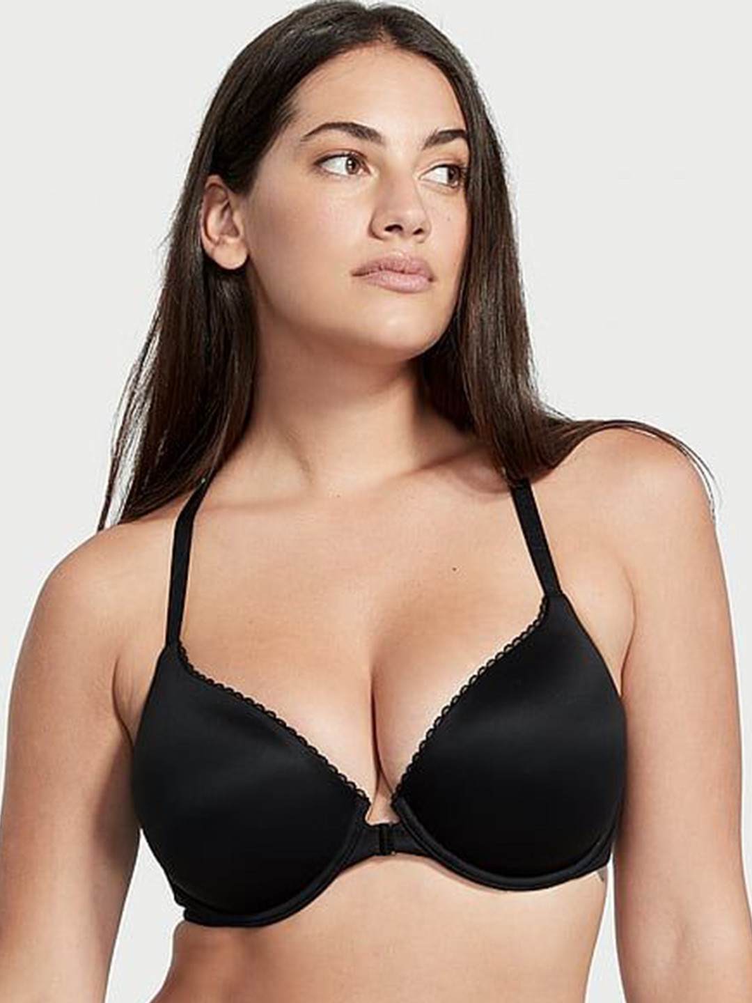 

Victoria's Secret Bra Half Coverage Underwired Lightly Padded, Black