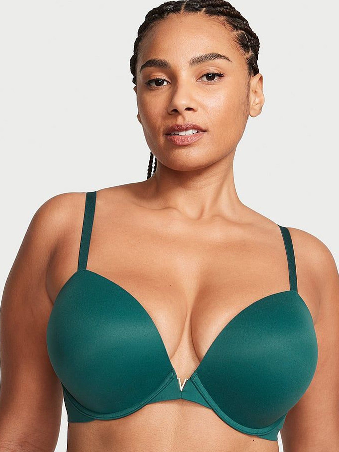 

Victoria's Secret Bra Medium Coverage Underwired Heavily Padded, Green
