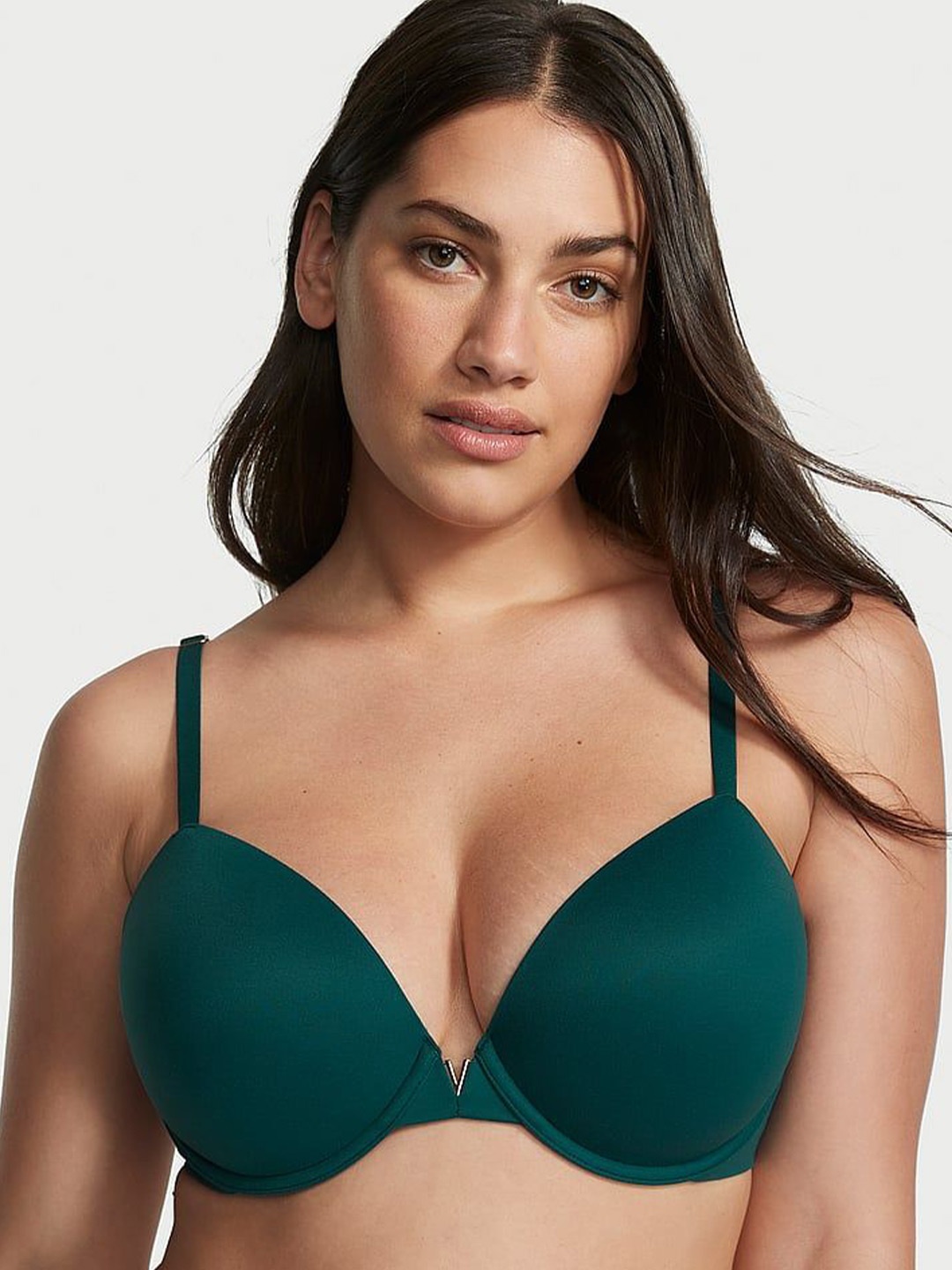 

Victoria's Secret Bra Half Coverage Underwired Lightly Padded, Green