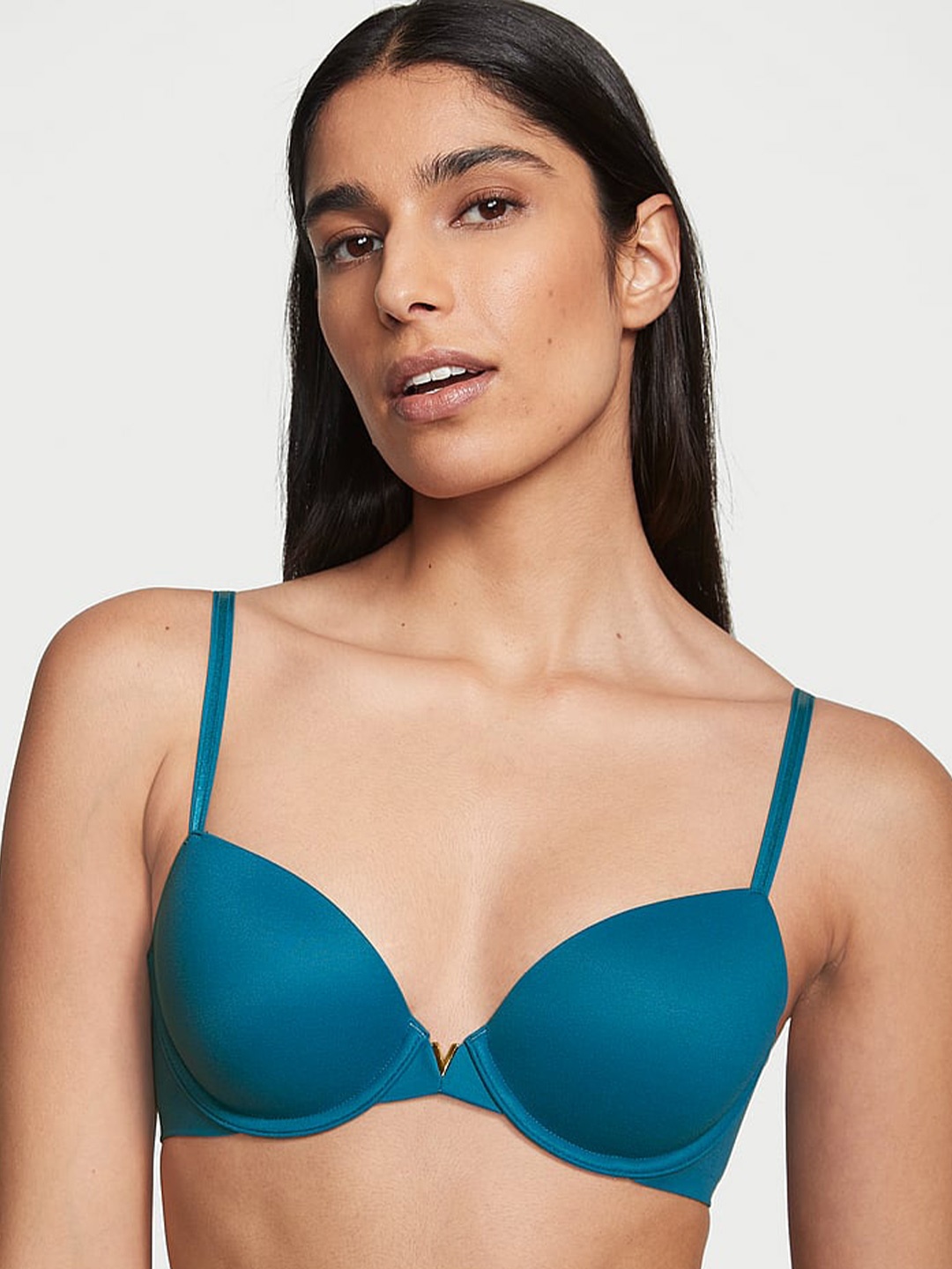 

Victoria's Secret Bra Half Coverage Underwired Lightly Padded, Blue